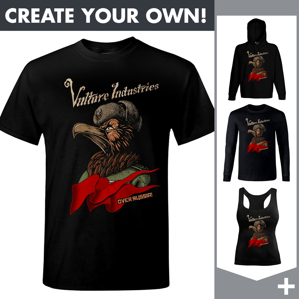 Vulture Industries - Over Russia - Merchandising