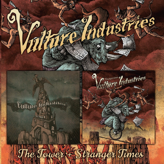 Vulture Industries - The Tower + Stranger Times - DOUBLE CD - Back on Black