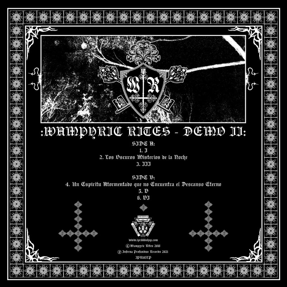 Wampyric Rites - Demo II - LP - Inferna Profundus Records - Image 2