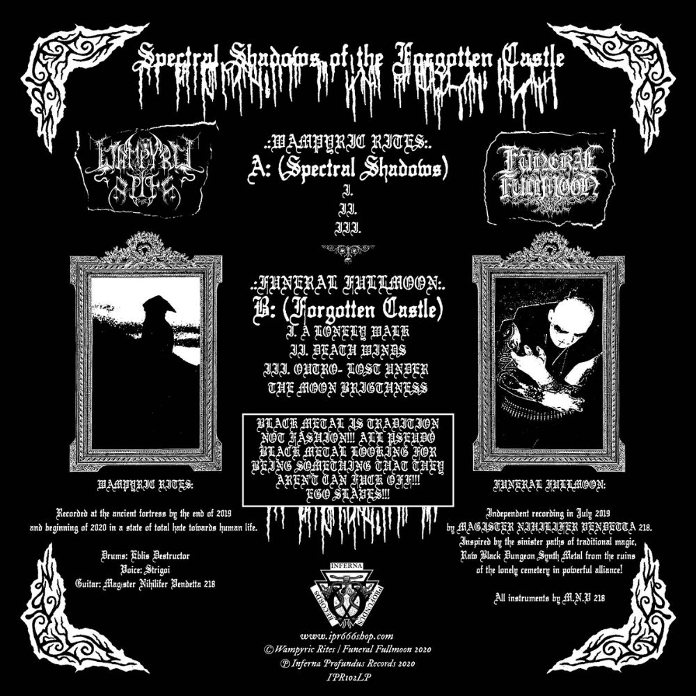 Wampyric Rites - Funeral Fullmoon - Spectral Shadows Of The Forgotten Castle - LP - Inferna Profundus Records - Image 2