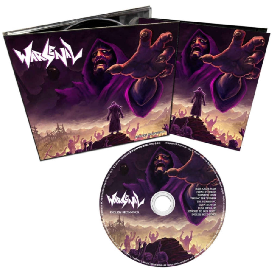 Warsenal - Endless Beginnings - CD DIGIPAK - Massacre Records - Image 2