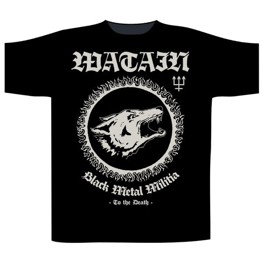 Watain - Black Metal Militia - T-shirt - Razamataz