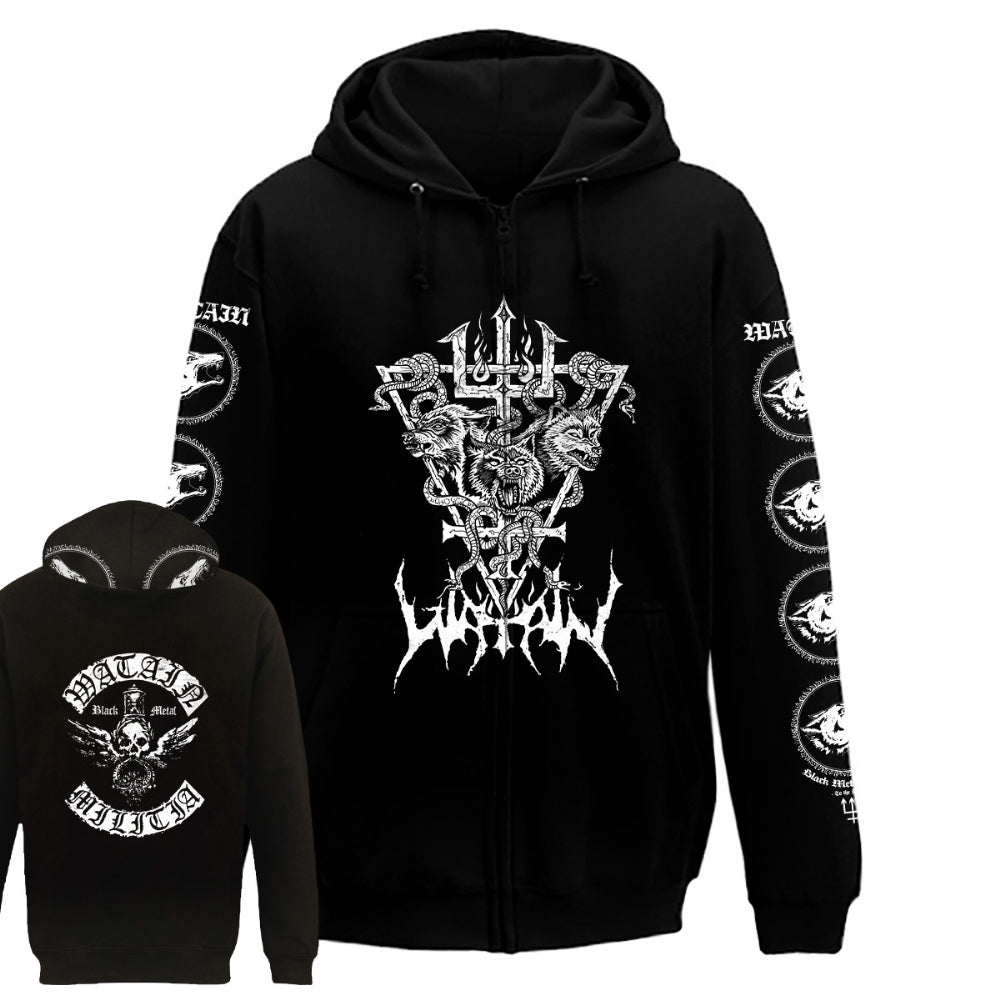 Watain - Snakes and Wolves - Hooded Sweat Shirt Zip - Season of Mist