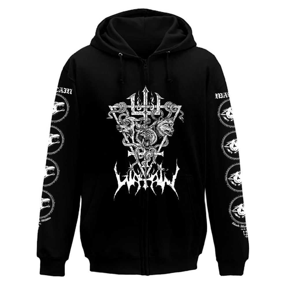 Watain - Snakes and Wolves - Hooded Sweat Shirt Zip - Season of Mist - Image 2
