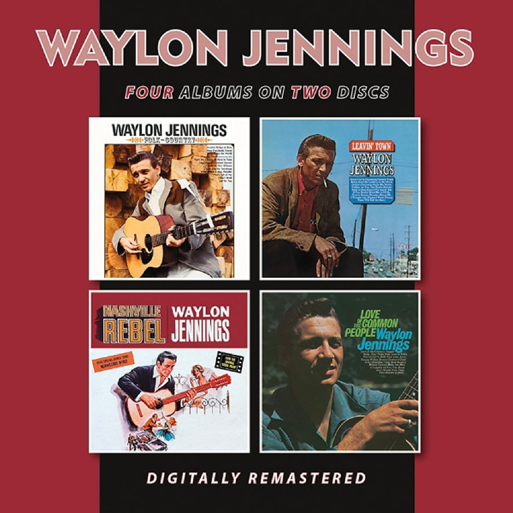Waylon Jennings - Folk-Country/Leavin Town - CD - BGO records