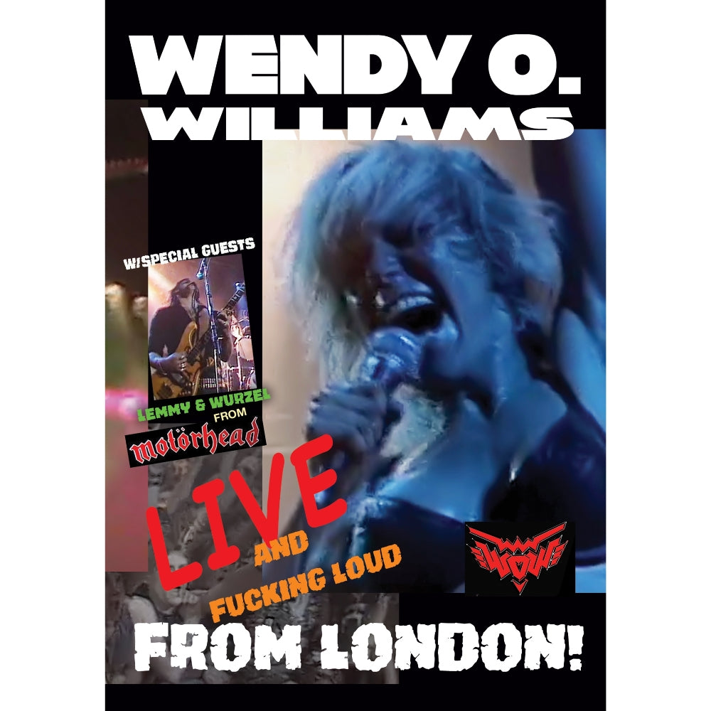 Wendy O Williams - WOW: Live And Fucking Loud From London! - DVD - PANDAIMONIUM