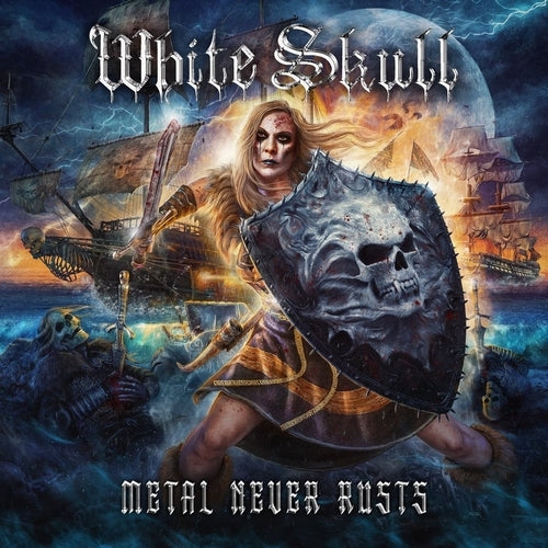 White Skull - Metal Never Rusts - CD DIGIPAK - Rock Of Angels Records