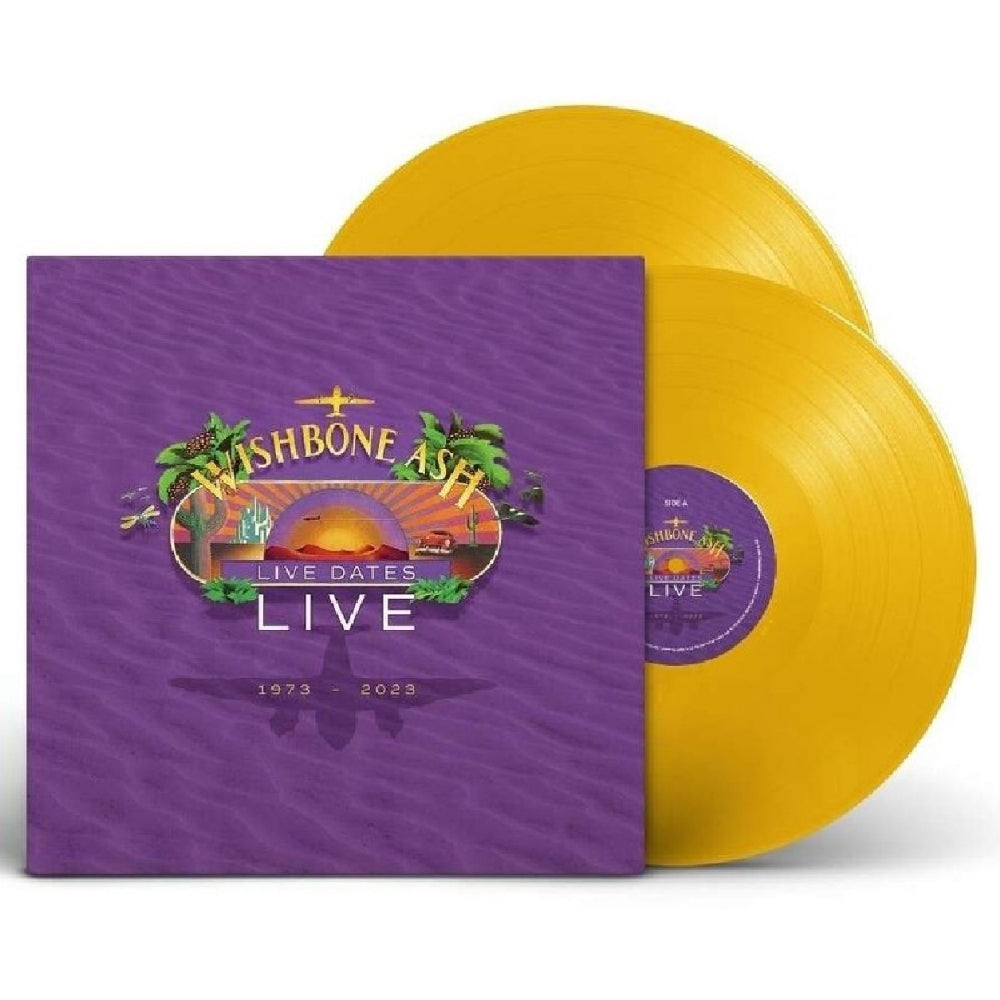 Wishbone Ash - Live Dates Live - DOUBLE LP GATEFOLD COLOURED - Steamhammer