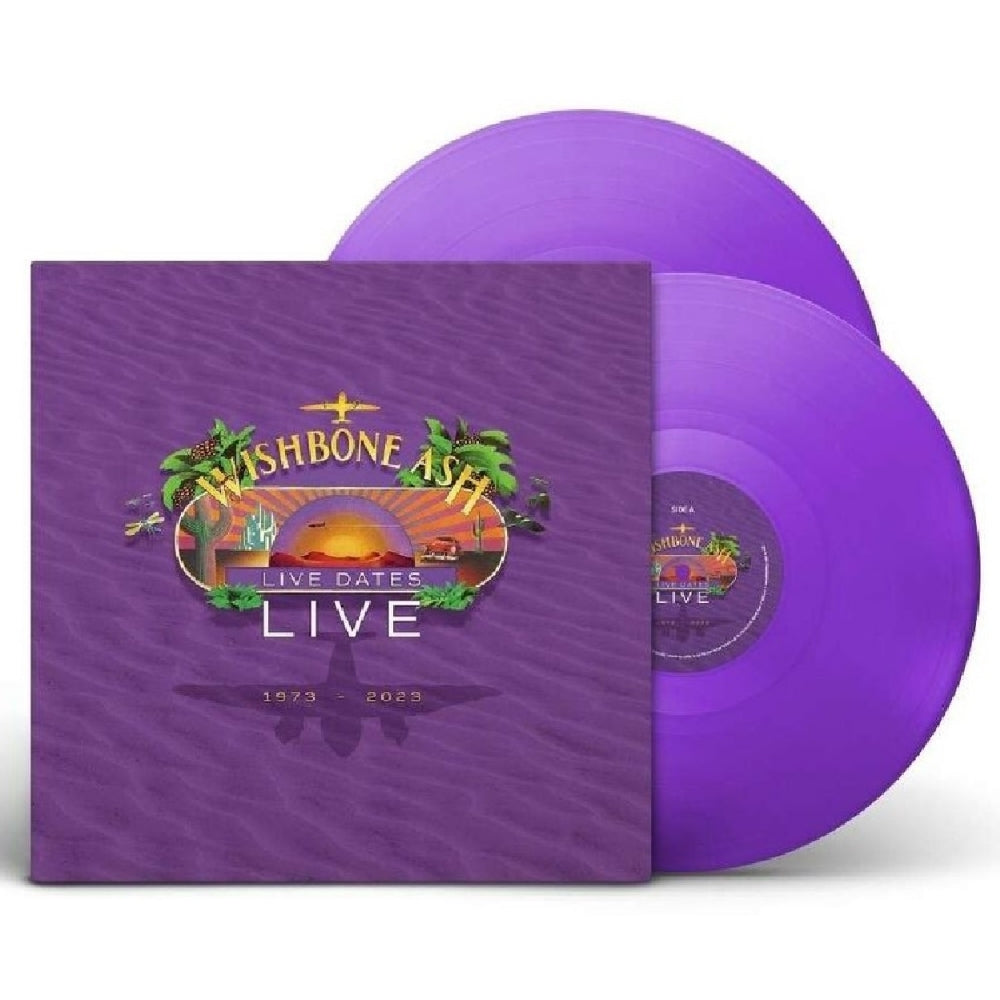 Wishbone Ash - Live Dates Live - DOUBLE LP GATEFOLD COLOURED - Steamhammer