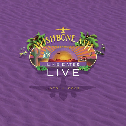 Wishbone Ash - Live Dates Live - DOUBLE LP GATEFOLD COLOURED - Steamhammer - Image 2