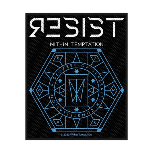 Within Temptation - Resist Hexagon - Patch - Razamataz