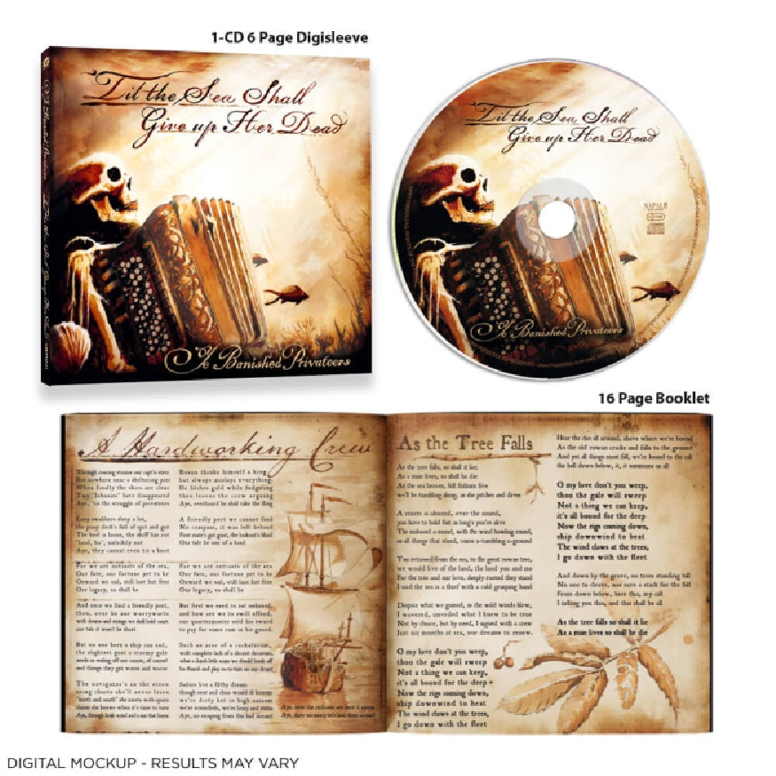 Ye Banished Privateers - ‘Til The Sea Shall Give Up Her Dead - CD DIGISLEEVE - Napalm Records - Image 2