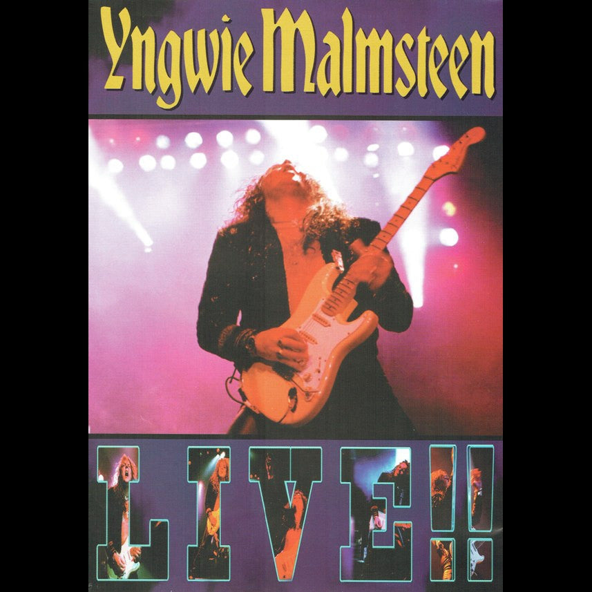 Yngwie Malmsteen - Live!! - DOUBLE CASSETTE - Hammer Muzik