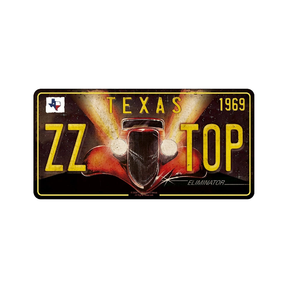 ZZ Top - Eliminator - License plate - Razamataz